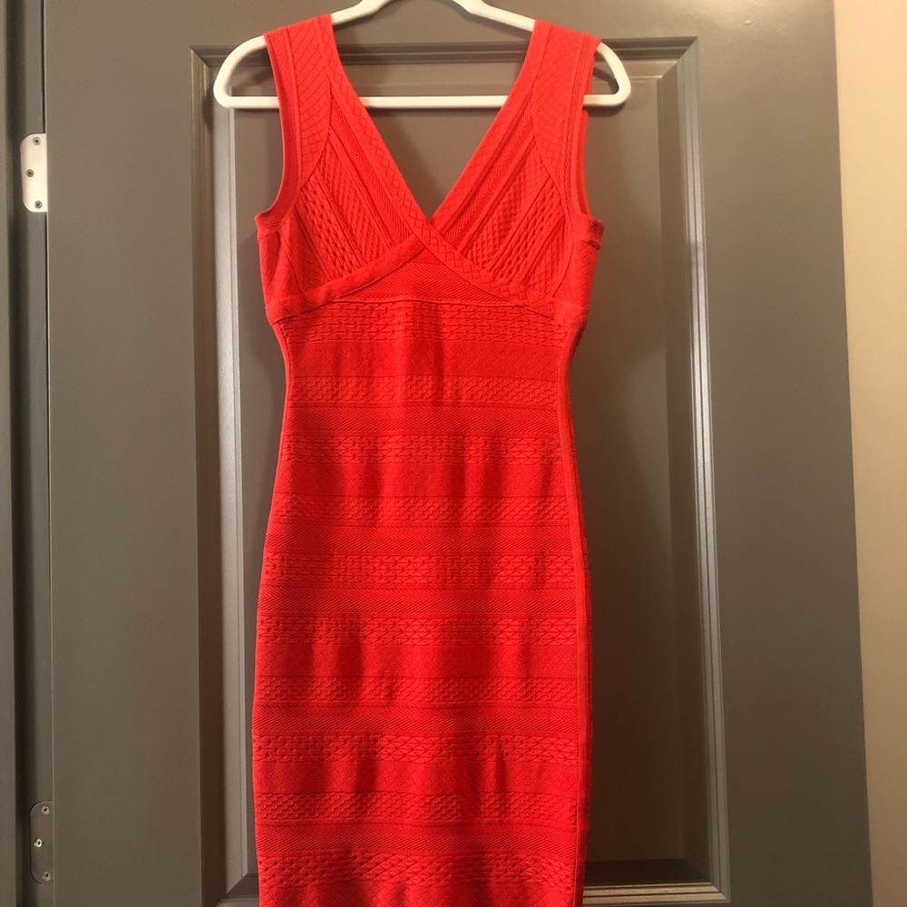 Herve Leger Red Dress